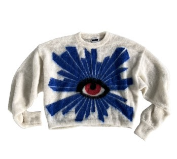 Round Neck Anime Loose Sweater