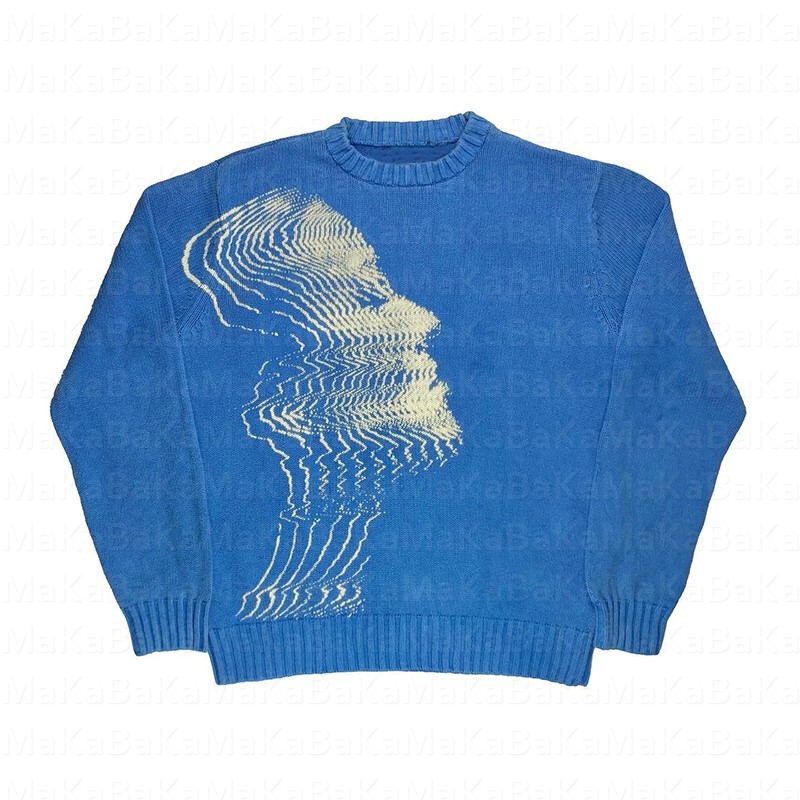 Round Neck Anime Loose Sweater