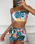 WOLFF Floral Print Beachwear Set (Includes Swim Trunks)