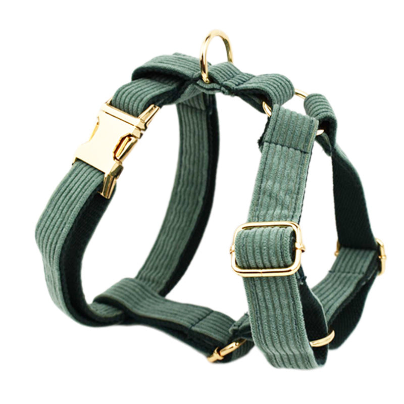 Velvet Fabric Dog Collar for Pets